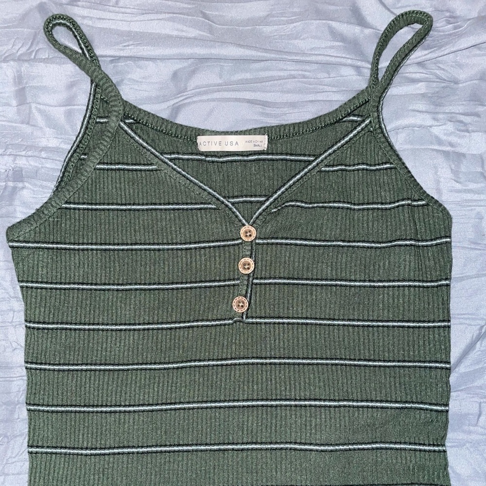 stripped crop top